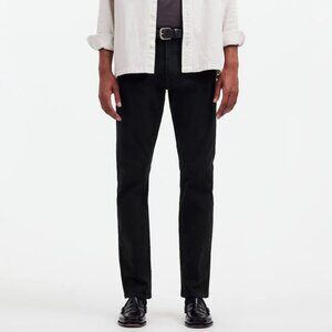 Madewell Men's Sz 31x30 Black Slim Jean Stretch Straight Leg NG296